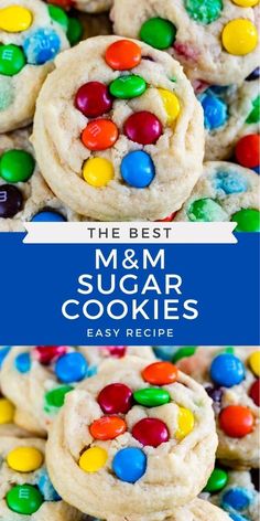 the best m & m sugar cookies recipe