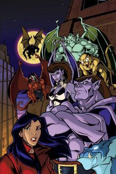 the cover to gargoyles