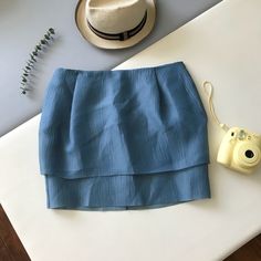 Bnwt Cos Blue Organza Modern Tiered Skirt Sz 8. Selling This Because I Just Never Got Around To Wearing It. Very Flattering And A Unique Cut And Fabric. B Blue Tiered Skirt Skort For Day Out, Blue Mini Skirt For Day Out, Blue Fitted Tiered Mini Skirt, Blue Tiered Mini Skirt For Day Out, Blue Tiered Skort For Day Out, Trendy Light Blue Summer Skirt, High Waist Light Blue Lined Skirt, Trendy Tiered Blue Mini Skirt, High-waist Blue Skirt For Day Out