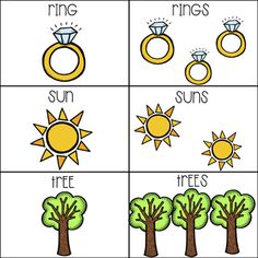 four different types of rings with trees and sun in the middle one is for each other