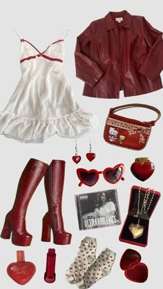 Red Outfit, Mode Vintage, Lookbook Outfits, Mode Inspiration