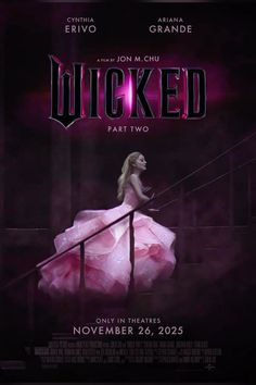 a poster for the movie's upcoming release, starring in which she is dressed as a