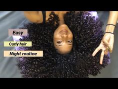 super quick curly hair night + morning routine | Laurscurls Night Hair Routine, Morning Night Routine, Natural Hair Recipes, Last Super, Hair Recipes, Curl Care, Character Customization, Night Hair, Night Hairstyles