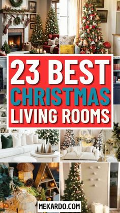 Christmas Living Room Setup, Living Room With Two Christmas Trees, Traditional Christmas Living Room Decor, Christmas Themed Living Room, Living Room Layout With Christmas Tree, Cozy Christmas Living Room Ideas, Christmas Tree Placement In Living Room, Christmas Decor Ideas For Living Room Cozy, Living Room Xmas Decor Ideas