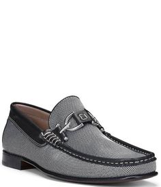 From Donald Pliner&#x2C; the Men's Dacio Nylon Slip-On Dress Shoes feature:Nylon upperLoafer features a brushed signature D ornament and contrast stitchingSlip-on closureLeather liningA flexible buffed leather sole is finished with a rubber plug and non-slip heel guardMade in ItalyImported. Slip On Dress Shoes, The Men, Dillard's, Luxury Shoes, Dress Shoes Men, Shoes Mens, Men's Shoes, Dress Shoes, Latest Trends