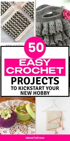 crochet projects to kick start your new hobby