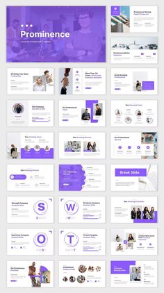 the powerpoint presentation is displayed in purple and white