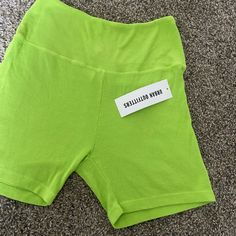 Urban Outfitters Biker Shorts Like Green (Neon Green) Size Small Ribbed Material Brand New With Tags (Never Been Worn) Bought These Over Quarantine But Never Had A Chance To Wear Them High-waisted Green Workout Shorts, High Waist Green Biker Shorts For Workout, High Waist Green Workout Shorts, Green Stretch Shorts, Green High Waist Biker Shorts Athleisure, Green High Waist Biker Shorts In Athleisure Style, Green High Waist Biker Shorts For Athleisure, Green Biker Shorts For Workout, Trendy Green Shorts With Short Inseam