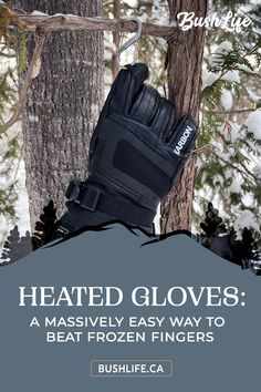 Karbon Heated glove clipped to a branch Bushcraft Skills, Fishing Gloves, Ice Skating Outfit, Winter Outfits Warm, Heated Gloves, Adventure Inspiration, Snow Gear, Fishing Techniques