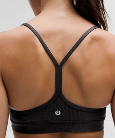 What Bra We Designed Our Classic Racerback So You Wont Feel Anything But Your Practice. Designed For Yoga. Intended For Low-Impact Activities. Pockets For Optional, Removable Cups. | Flow Y Bra Nulu Light Support, A–C Cups Ribbed Shine Social Impact, Womens Bras, Foil Print, Sport Outfits, Sports Bra, Mens Accessories, Like New, Yoga, Bra