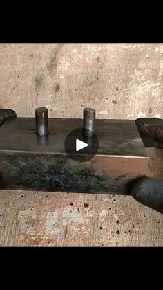 the video shows how to use an old tool for cutting wood and other things that are rusted