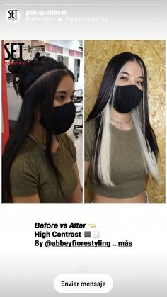 Pin by Evelyn on Proyectos que intentar | Hair color underneath, Hair color for black hair, Hair streaks Blonde Underneath, Dyed Hair Inspiration, Halo Hair, Hair Stylies, Hair Dye Colors