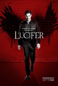 the poster for the upcoming series of tv shows lucifier, which is currently on netflix