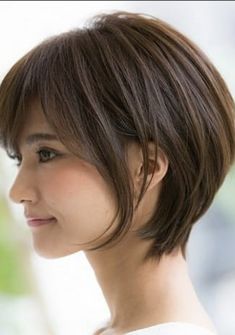 Short Brown Hair, Short Hair Trends, Short Hairstyles For Thick Hair, Short Straight Hair