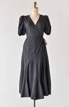 Romantic and Feminine Vintage Inspired Dresses / Dresses – Adored Vintage Black Midi Wrap Dress, Dresses Feminine, Romantic Dresses, White Peasant Blouse, Lace Cape, Adored Vintage, Midi Sundress, Midi Wrap Dress, Romantic Lace