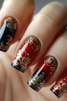 February Nail Ideas 2024 Nail Designs For Autumn, Lavish Nails, Fall Nail Trends, Gothic Nails, Yellow Sneakers, Vibrant Nails, Short Nails Art