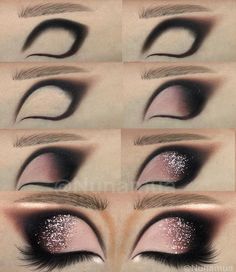 Eyeshadow Diy, Eye Makeup Guide, Evening Eye Makeup, Eye Makeup Styles, Eye Makeup Techniques, Makeup Artist Tips, Horror Makeup, Makeup Tutorial Eyeshadow