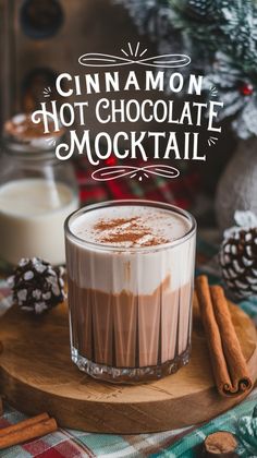 ☕ A Cinnamon Hot Chocolate Mocktail is your winter must-have! Creamy, warm, and packed with seasonal spice, it's a comforting non-alcoholic delight. 🍂 Click the link for the recipe and save this pin to enjoy cozy vibes all season long. #HotDrinkMocktails #WarmWinterDrinks #EasyMocktails