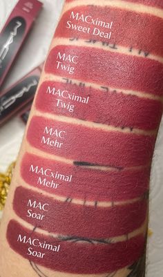 Discover the swatches and comparison of MAC MACximal lipsticks with former popular MAC lipstick shades - from Velvet Teddy and Warm Teddy to Cafe Mocha, Twig Twist, Go Retro and more, these are some of the new MAC products to own! - - best mac lipsticks for fair skin - best mac lipsticks for asian skin - best mac lipsticks for indian skin - best mac lipsticks for olive skin - best mac lipsticks for dark skin - best mac lipsticks for cool skin - best mac lipsticks for medium skin - best mac lipsticks for brown skin - best mac lipsticks for medium skin - best mac cosmetics products - best mac matte lipstick swatches - nude mac lipstick swatches - pink mac lipstick colors - best mauve mac lipsticks - best mac lipsticks for summer - best spring mac lipstick shades for fall Lipsticks For Brown Skin, Popular Mac Lipsticks, Pink Lipstick Mac, Mac Twig, Olive Skin Lipstick, Lipstick On Brown Skin, Best Lipstick Brand, Mac Shades, Mac Lipstick Colors