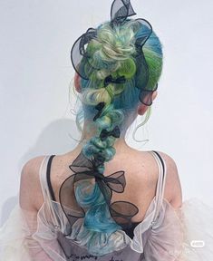 Adorable Hairstyles, Sea Fashion, Stylish Hairstyles, Beta Fish, Dance Hairstyles, Two Braids, Artistic Hair