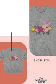 Now available in long/short sleeves, sweaters, and hoodies Piglet Winnie The Pooh, Disney Crafts, Disney Quotes