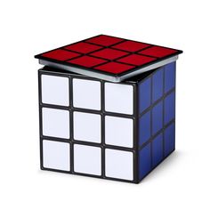 a rubik cube is shown on a white background