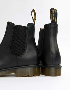 Boots by Dr Martens This item is excluded from promo Pull-on style Elasticated inserts Branded back tab Round toe Air-cushioned sole Textured tread 2976 Chelsea Boots, Dr Martens 2976, All Black Fashion, Dr. Martens, All Black, Chelsea Boots, Black Fashion, Chelsea, Asos