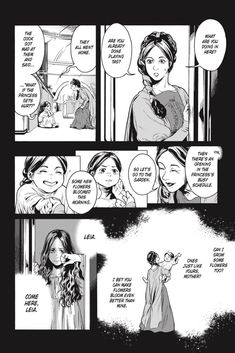 a comic page with an image of two women talking to each other