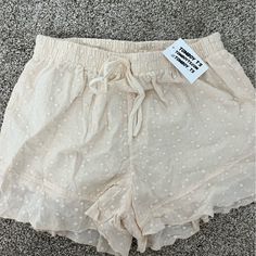 New With Tags. Never Worn. Cute Dot Shorts. Perfect For Summer/Beach Polka Dot Bottoms For Vacation In Spring, Summer Polka Dot Bottoms For Day Out, Trendy Polka Dot Summer Bottoms, Polka Dot Bottoms For Summer Vacation, Beige Pajama Shorts For Beach In Spring, Beige Pajama Shorts For Spring Beach, Casual Polka Dot Bottoms For Summer, Casual Polka Dot Summer Bottoms, Casual Polka Dot Beach Bottoms