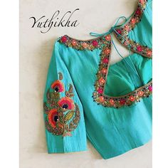 Simple Maggam Work Blouse, Simple Maggam Work, Boat Neck Blouse Design, Maggam Work Blouse, Sari Blouse Designs