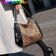 Brand Name: VANDERWAHHandbags Type: Shoulder BagsTypes of bags: Shoulder & Crossbody BagsMain Material: Microfiber Synthetic LeatherLining Material: PolyesterShape: Casual TotePlace Of Origin: HE BEI ProvinceOrigin: CN(Origin)Hardness: SoftPattern Type: LeopardInterior: Interior Slot PocketInterior: Cell Phone PocketInterior: Interior Zipper PocketInterior: Interior CompartmentDecoration: NONEExterior: Silt PocketOccasion: VersatileClosure Type: zipperGender: WOMENStyle: ClassicModel Number: Hig Hip Hop Print, Leopard Bag, Luxury Crossbody, Female Girl, School Bags For Kids, Casual Tote, Large Bag, Black Tote Bag, Leather Design