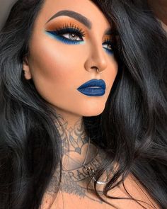 Sarah Cabrera, Dramatic Eye Makeup, Makeup For Black Skin, Smink Inspiration, Creative Eye Makeup, Goth Makeup, Dark Makeup