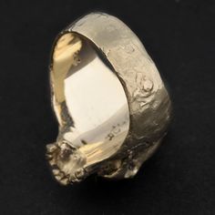 "Custom made to order The ULTIMATE SKULL RING - one big hunk of GOLD! I designed this classic to have a lower profile than most to make it more \"pocket friendly\" Unbelievable detail. Heirloom quality Hand carved in wax by me in my studio then cast (by me) in solid 14K gold. The inside is mirror polished for comfort. Extremely comfortable to wear. 100% SOLID 14K yellow (or 14K white) gold Skull Ring - no backside hollowing. Weighs 33 grams (over 1 ounce) of 14K gold in size 11. Also available i Unique Hallmarked Skull Ring For Anniversary, Gold Skull, Jack Sparrow, Skull Ring, Statement Rings, Solid Gold, Hand Carved, Rings For Men, Wax