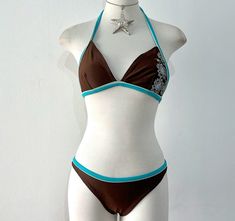 Y2k Swimsuit Outfit, Swimsuits 2000s, Two Piece Bathing Suits Aesthetic, Y2k Bikinis Outfit, Mcbling Swimsuit, 2000 Swimsuit, Y2k Bathing Suit, Y2k Swimwear