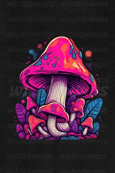 pink mushroom on a transparent background Phycadelic Mushroom Painting, Trippy Vector Art, Melting Mushroom Drawing, Psycodelic Mushrooms, Pink Mushroom Painting, Mushroom Drawing Colorful, Mushroom Graphic Design, Hongos Art, Psychedelique Mushrooms