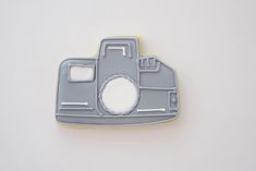 a cookie that is shaped like a camera