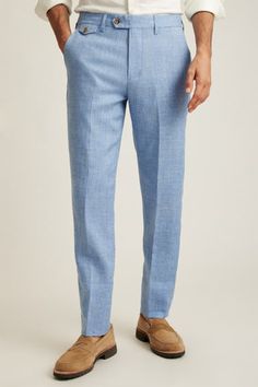 Jetsetter Italian Linen Dress Pant | Bonobos Tailored Pants With Patch Pockets For Spring, Formal Spring Bottoms With Patch Pockets, Tailored Flat Front Summer Pants, Slim Fit Pants With Button Closure For Spring, Spring Slim Fit Pants With Button Closure, Spring Bottoms With Button Closure And Straight Hem, Formal Bottoms With Button Closure For Spring, Spring Formal Bottoms With Button Closure, Spring Formal Bottoms With Pockets