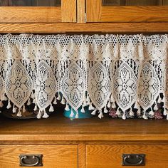 PRICES MAY VARY. Cotton 1 Piece of handmade crochet curtain valance, which is a perfect window treatment for coffee decor, room divider, kitchen window, living room, bedroom, bathroom, kid room, basement and any other space. . The kitchen curtains valance is made of 100% cotton lace fabric. The width of valance should be 1.5- 2 times of window wide. Our country valances for windows can easily slide on standard or decorative curtain rods,and can be installed quickly without tools. It's rod pocket Curtains For Room, Rideaux Boho, Cortinas Boho, Sheer Valances, Retro Crochet, Lace Valances, Half Curtains, Doorway Curtain, Tassel Curtains