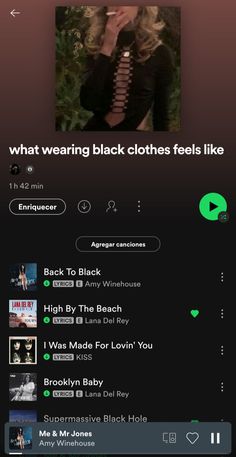 an iphone screen with the caption'what wearing black clothes feels like '