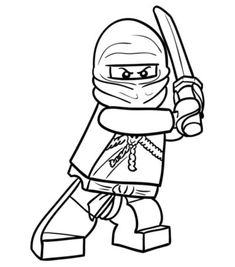 lego ninja coloring pages for kids to print out and color with the ninjas face