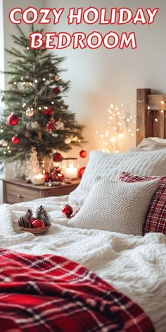 Explore unique bedroom styling ideas for Christmas. This pin features elegant décor tips and styling techniques, ensuring a cozy holiday atmosphere.