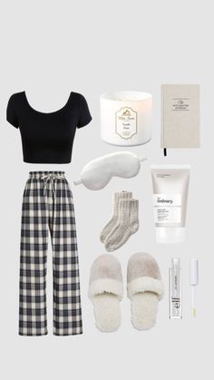 Bedtime Outfits, Pj Outfit, Pajama Outfits, Casual Day Outfits