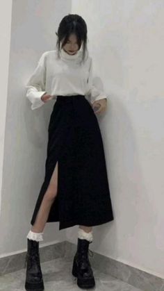 Elegante Casual, Mode Inspo, 가을 패션, Korean Outfits, Casual Style Outfits, Mode Inspiration, Style Outfits, Cute Casual Outfits, Skirt Outfits