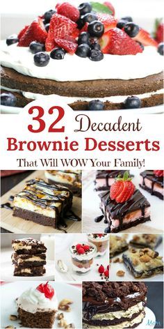 brownie desserts that will wow your family