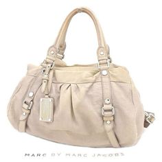 Beige Leather Bag With Buckle Closure, Accessory Inspo, Vintage Designer Bags, Marc Jacobs Handbag, Belt Women, Beige Bag