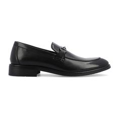 The Rupert loafer from Vance Co. effortlessly combines style and comfort with its 1-inch flat heel, slip-on design, and moc toe silhouette. Crafted from faux leather with this style offers a sleek and contemporary option for various occasions. The mesh lining, 6 mm tru comfort foam footbed, and rubber outer sole ensure breathability and cushioned support, making the Rupert an ideal choice for both formal and casual wear.Features: Cushioned, ComfortClosure Type: Slip-OnFootwear Technology: Memory Slip-on Flat Dress Shoes For Formal Occasions, Business Slip-on Flat Loafers, Modern Flat Formal Slip-ons, Modern Flat Loafers For Business, Shoes Loafers, Loafer Shoes, 1 Inch, Casual Wear, Loafers