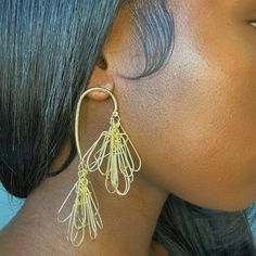 Be the centerpiece of convos with these oh-so-lightweight gilded danglers! This fashionable accessory is an absolute must-have for all events. Gold Drop Earrings, Fashion Accessories, Drop Earrings, Gold