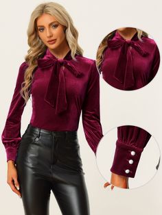 Shop Allegra K for vintage gothic velvet dressy bow tie neck business work shirt you are looking for, get more women's blouses for yourelf. Order now! Free Returns! Business Work, Vintage Gothic, Women's Blouses, Busy At Work, Work Shirt, Work Shirts, Tie Neck, Order Now, Bow Tie