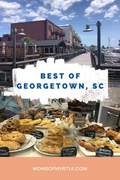 the best of georgetown, sc is featured in this postcard