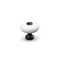 a white and black object on a white background with no one in it's image